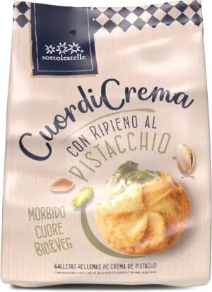 CORAZÓN DE CREMA DE PISTACHOS