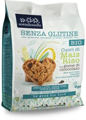 CUORI MAÍZ Y ARROZ CON VIRUTAS DE CHOCOLATE 8/250