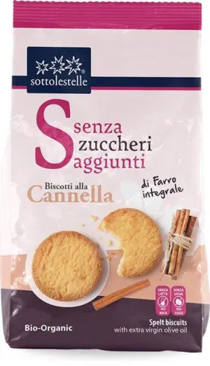 GALLETAS SIN AZÚCAR ESPELTA INTEGRAL  CON CANELA 2