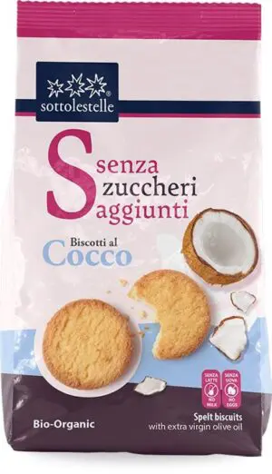 GALLETAS SIN AZÚCAR TRIGO TIPO 2 CON COCO 250GR