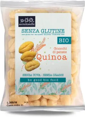 GNOCCHI DE PATATAS CON QUINOA SIN GLUTEN 12/500GR