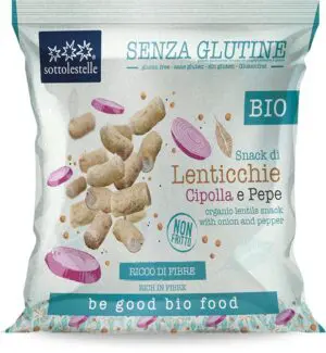 SNACK DE LENTEJAS  CEBOLLA Y PIMIENTA BIO SIN GLUT