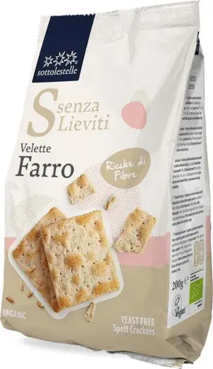 VELETTE DE ESPELTA SIN LEVADURA BIO 8/185 GR 