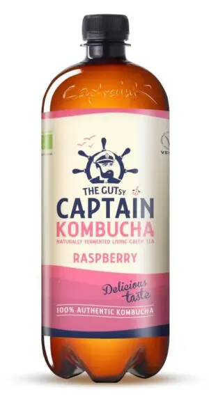 1000 ML BEBIDA KOMBUCHA SABOR FRAMBUESA 6 U C  P V