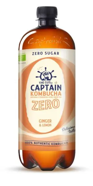KOMBUCHA ZERO JENGIBRE LIMON BIO 1 LITRO