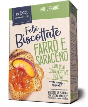BISCOTES ESPELTA CON TRIGO SARRACENO