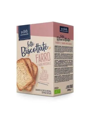 BISCOTES ESPELTA Y ESPELTA INTEGRAL 200G
