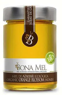 BONA MEL MIEL CRUDA DE AZAHAR BIO 450 GR