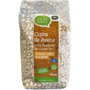 COPOS DE AVENA FINOS SIN GLUTEN BIO 500GR 