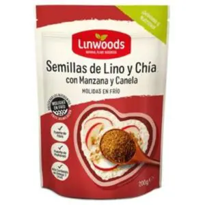 LINDWOOD SEMILLAS DE LINO CON CHIA MANZANA Y CANEL