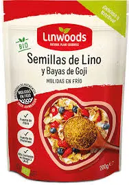 LINDWOOD SEMILLAS DE LINO Y GOJI MOLIDO 200 GR 